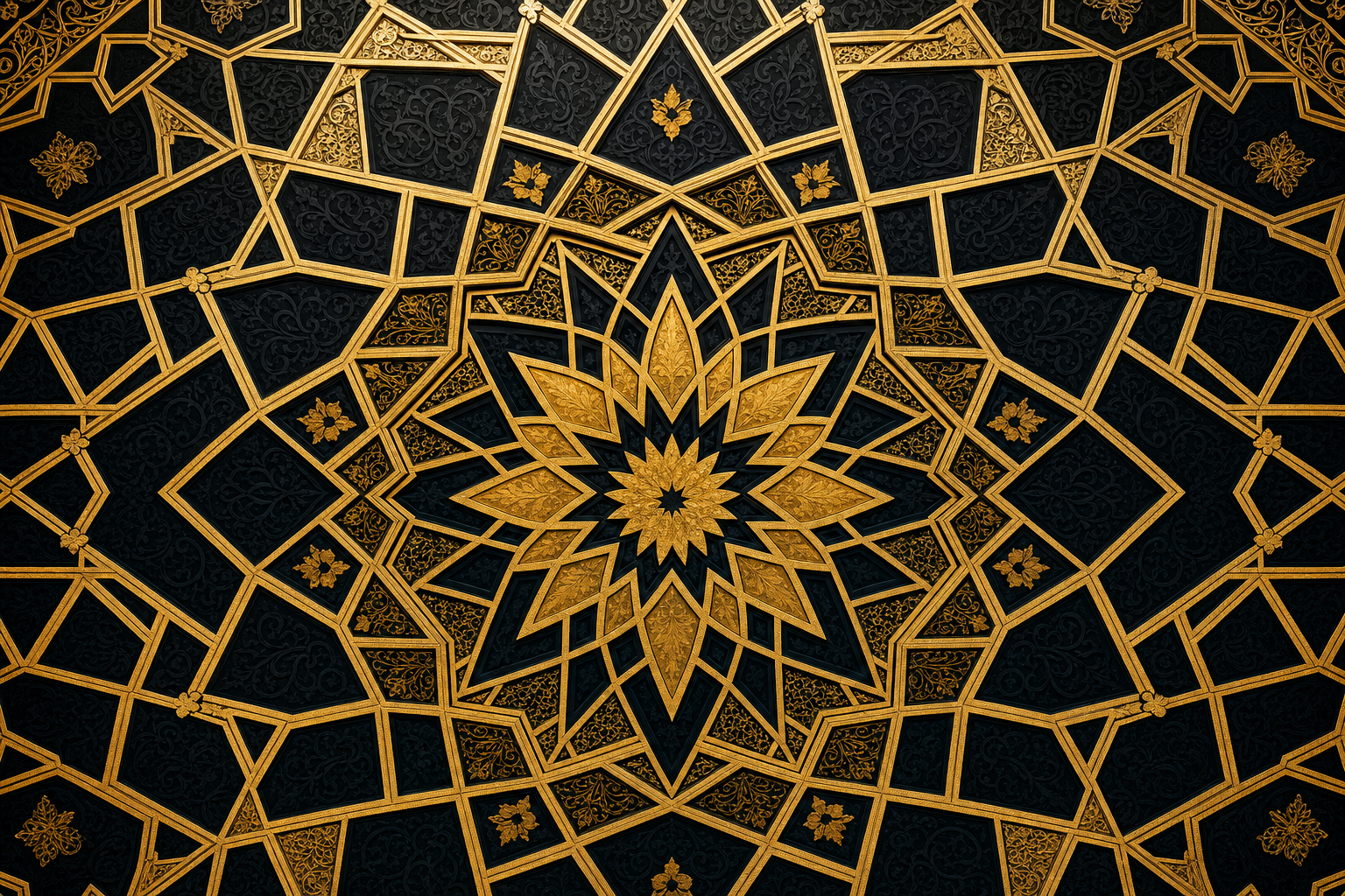 Obsidian & Liquid Gold I