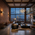 Industrial Brass NYC Loft